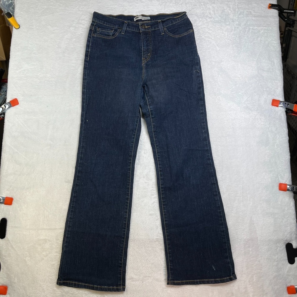 Levi's 512 Perfectly Slimming Bootcut Jeans Women's Rinse Blue Denim - 30X31.5